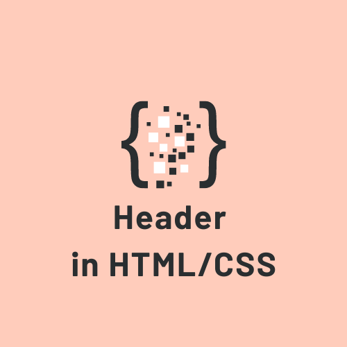 How to make header in HTML/CSS